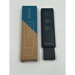 SimpliSafe Key Fob Remote Control Model SSKF3 Black For SimpliSafe System (NEW).